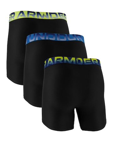 Under Armour Performance Cotton 6 Inch Boxers - 3 Pack