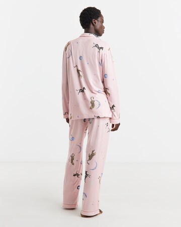 Pretty Secrets Supersoft Knit Celestial Print Twosie