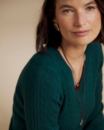 Julipa Cable V Neck Jumper