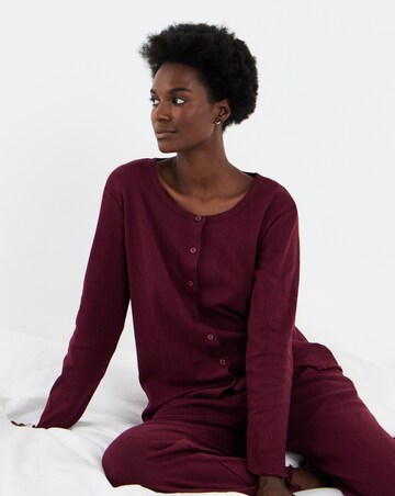 Pretty Secrets Pointelle Rib Pyjama Set