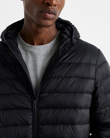 Black Lightweight Padded Jacket