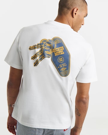Dickies Short Sleeve Plain City Back Graphic T-Shirt - White
