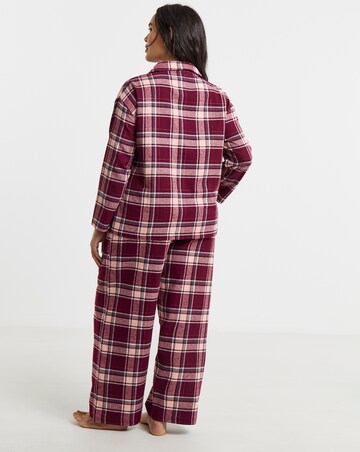 Pretty Secrets Check Button Through Pyjama Set