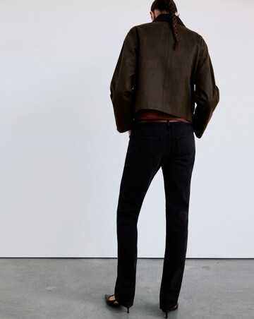 Mango Corduroy Collar Jacket