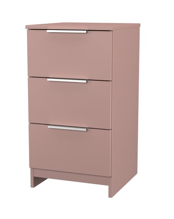 Humber Ready Assembled 3 Drawer Bedside - Kids