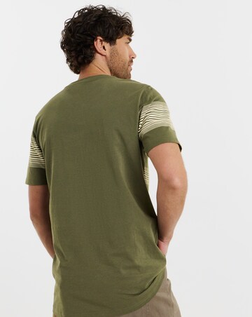Placement Stripe T-Shirt Long
