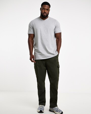 5 Pack V Neck T-Shirts Extra Long