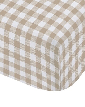 Catherine Lansfield Bamford Gingham Check Fitted Sheet