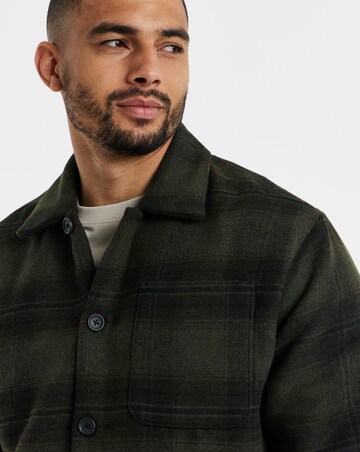 Jack & Jones Soho Ollie Overshirt - Olive Check