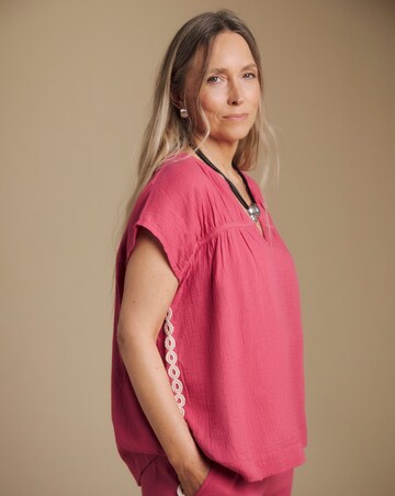 Julipa Cheesecloth Cotton Blouse