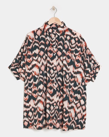 Printed Oversized Blouse