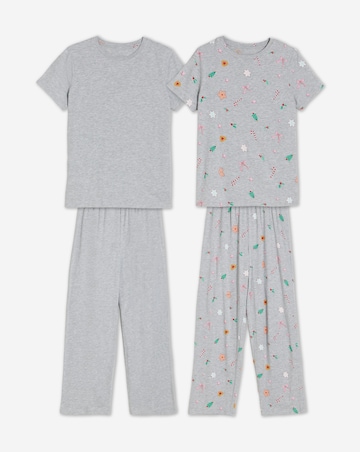 Pretty Secrets Value Candy Cane 2 Pack Pyjamas