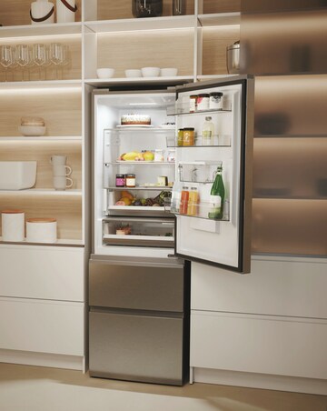 Haier Combi 3DR Series 5 HTW5618EWMG 180cm WTD Refrigerator Inox + Install