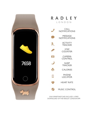 Radley Series 8 Silicone Strap Smart Watch - Marsupial