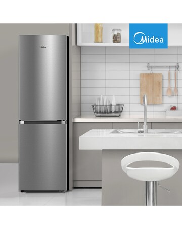 Midea Fridge Freezer - Silver + Installation