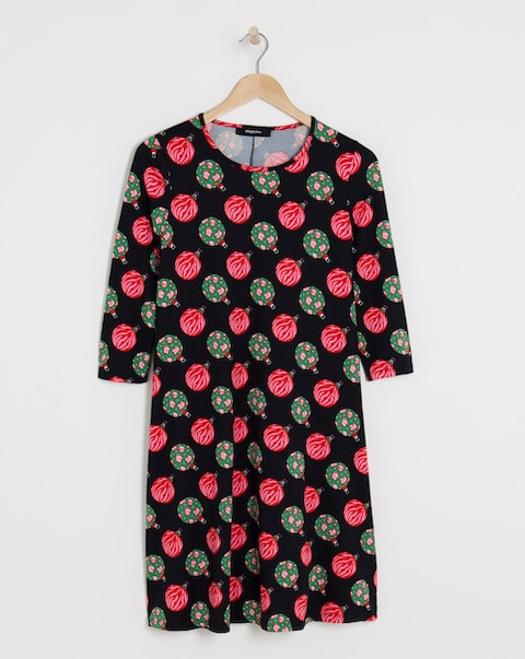 Supersoft Novelty Print Dress