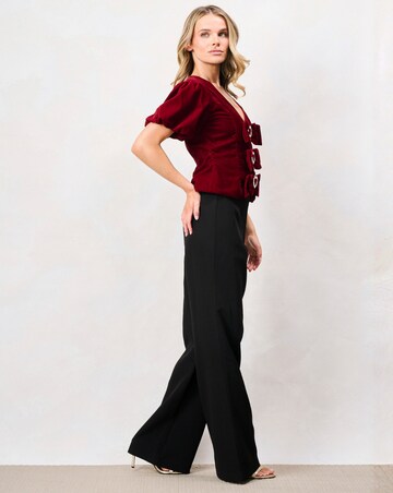 Hope & Ivy The Kia Embellished Top