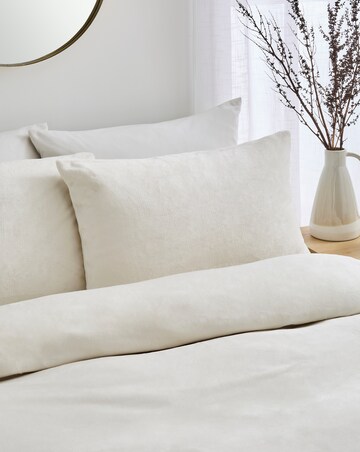 Plain Plush Fleece Duvet Cover Set