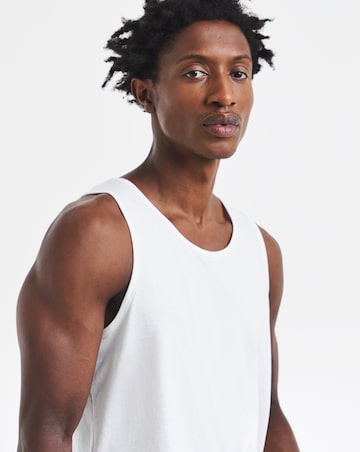5 Pack Pure Cotton White Vests Long