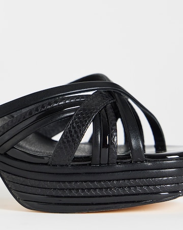 Patsy Feature Heel Sandals Wide E Fit