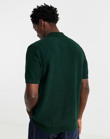 Lacoste Short Sleeve Fine Knit Polo - Green
