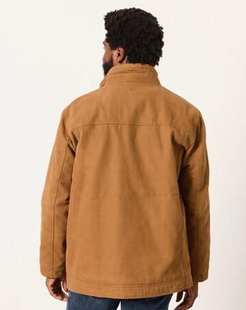 FatFace Sudeley Canvas Jacket (Regular & Tall) - Tan Brown