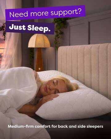 Slumberdown Just Sleep Firm Support Pillow 4 Pack