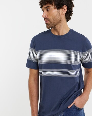Placement Stripe T-Shirt Long