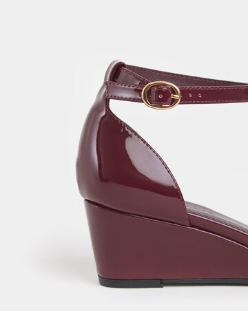 Haze Two Part Low Wedge Sandals - Extra Wide Fit (EEE)
