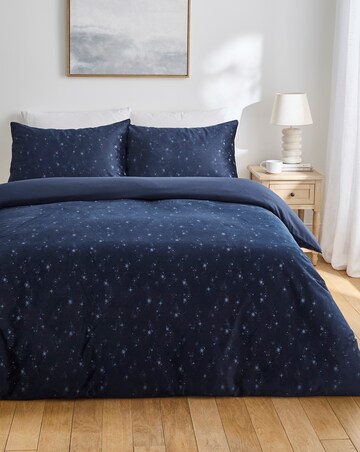 Midnight Sky Velvet Duvet Cover Set