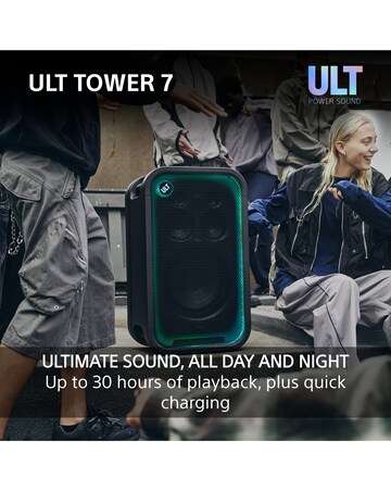 Sony ULT Tower 7 Party Speaker - Black