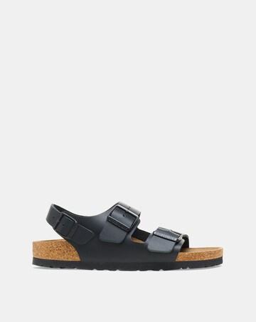 Birkenstock Classic Smooth Leather Miland Sandals - Black