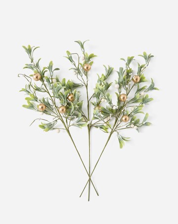 Mistletoe Tree Stems - Set of 3