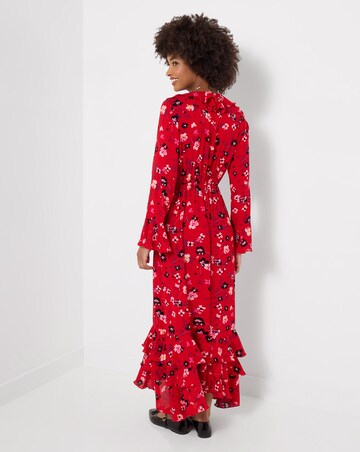 Joe Browns Phoebe Long Sleeve Ruffle Maxi Dress