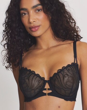 Pretty Secrets Swirl Embroidery Underwired Full Cup Bra