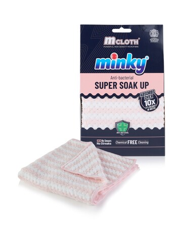 Minky Storage Caddy with Super Soak Up Cleaning Cloth Bundle