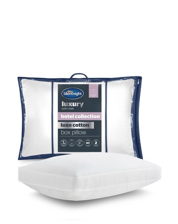 Silentnight Hotel Collection Luxe Cotton Box Pillow