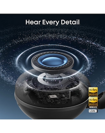 Soundcore Space 2 Wireless Noise-Cancelling Headphones - Black