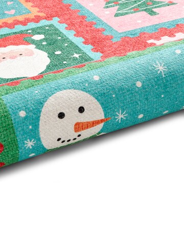 Christmas Stamps Washable Large Doormat