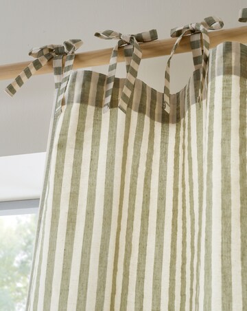 Pineapple Elephant Zanzibar Yard Dyed Stripe Tie Top Panel Voile