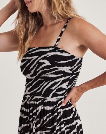 Value Shirred Mini Beach Dress