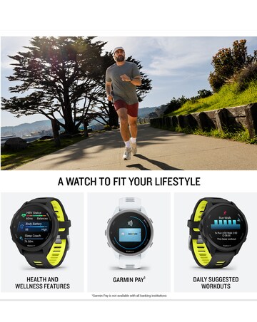 Garmin Forerunner 170 Music Smart Watch - Whitestone/Cloud Blue