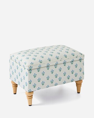 Naomi Floral Footstool