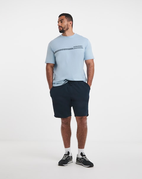JACK & JONES Tobias T-Shirt & Shorts Set - Green/Black