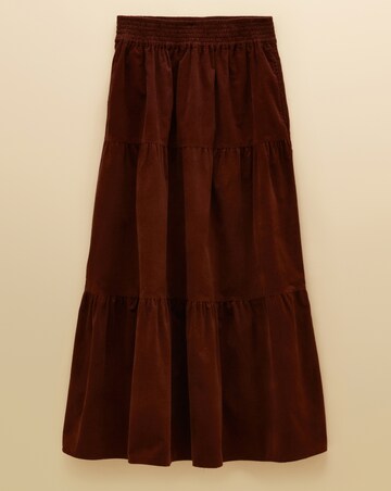 Joules Cord Tiered Skirt