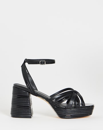 Patsy Feature Heel Sandals Wide E Fit