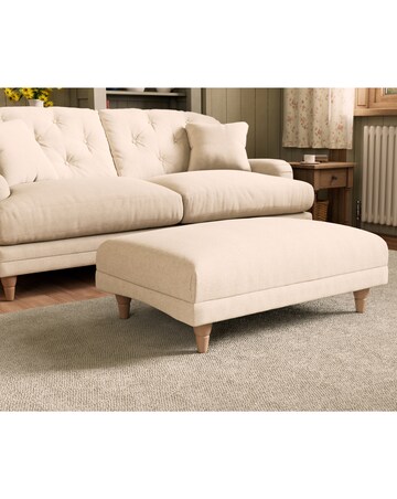 Florence Buttontop Footstool