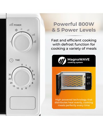 Tower 20L 800W Micorwave White