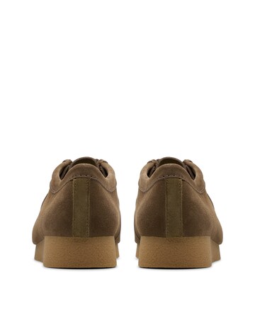 Clarks Wallabee EVO Suede Shoe - Dark Olive