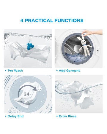 Midea 8kg Washing Machine - White